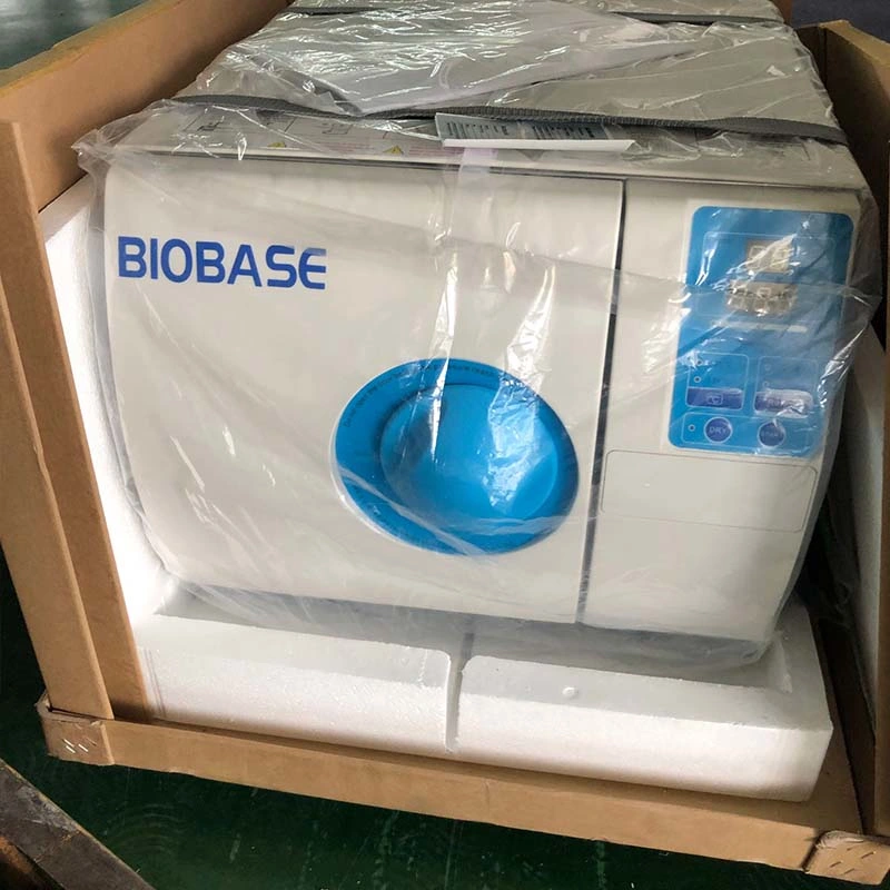 BioBase China Table Top autoclave serie BKM-K18n 18L clase N. Esterilizador a vapor para autoclave dental para laboratorio