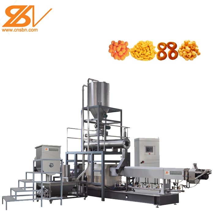 Supplier Corn Puff Snack Production Line China Extruder Corn Chips Food Making Machine