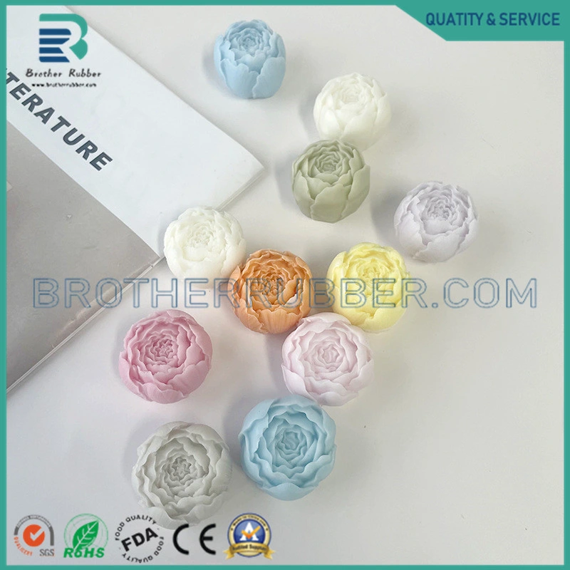 Flower Scented Candle Silicone Mold DIY Rose Car Decoration Mold