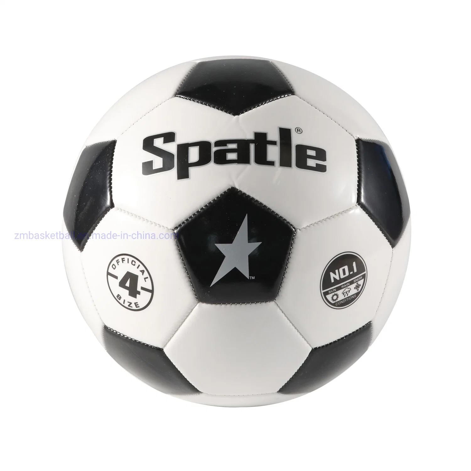 Machine-Stitched Football - Durable PVC/TPU/PU Material