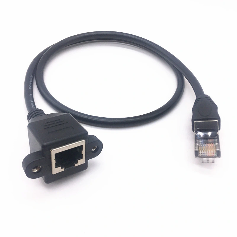 RJ45 مع براغي التركيب بكبل Cat 6