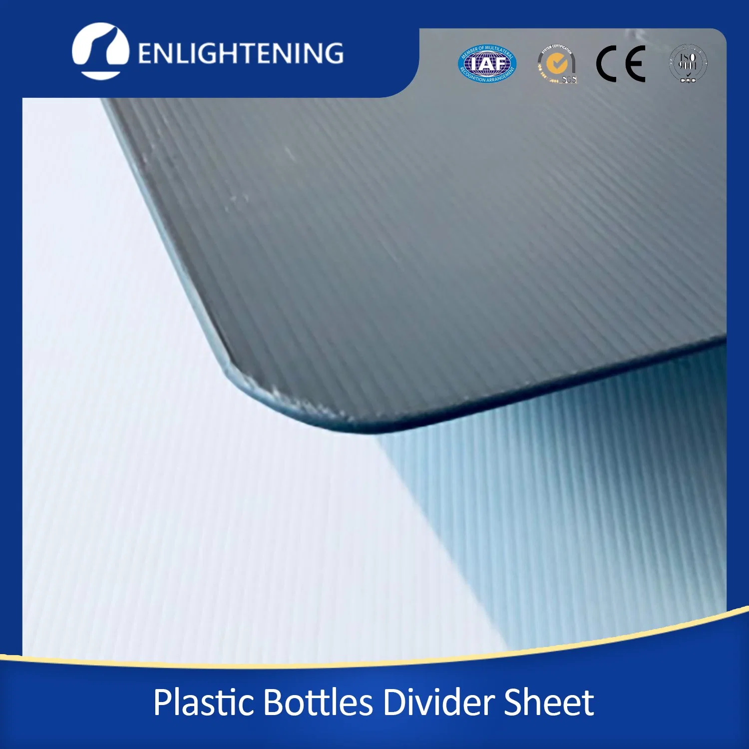 Fluted Corrugated Plastic PP Bottles Packing Layer Pads Use for Brewery Bottle Storage Beer Transportation