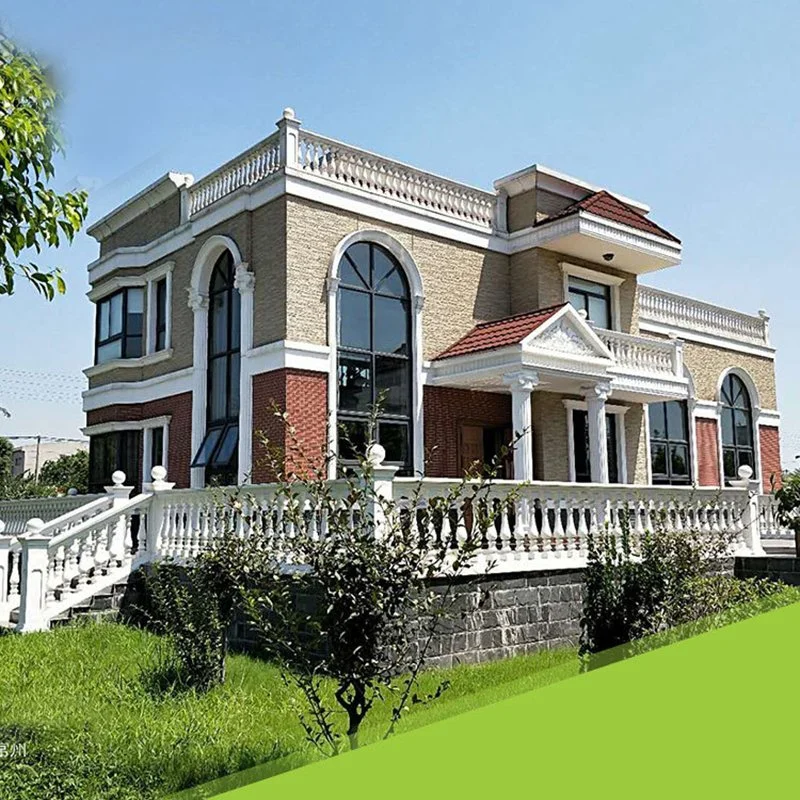 China Hot Sale Luxury Prefab Fast Construction Light Steel Structure Prefabricated Villa