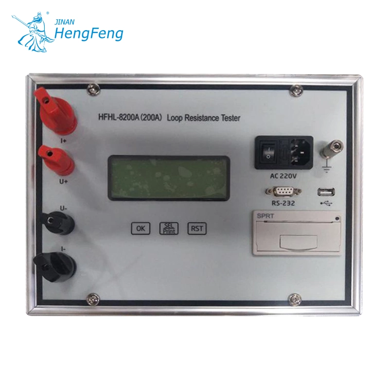 CE Certificate High Accuracy 100A 200A 300A Circuit Breaker Contact Resistance Tester