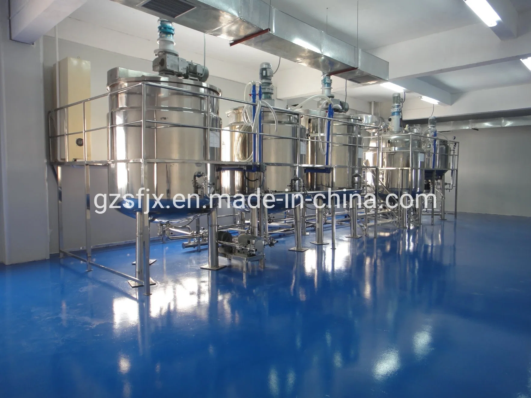 Guangzhou 500L Calefacción eléctrica Pasteurizer personalizada jugo leche depósito mezclador