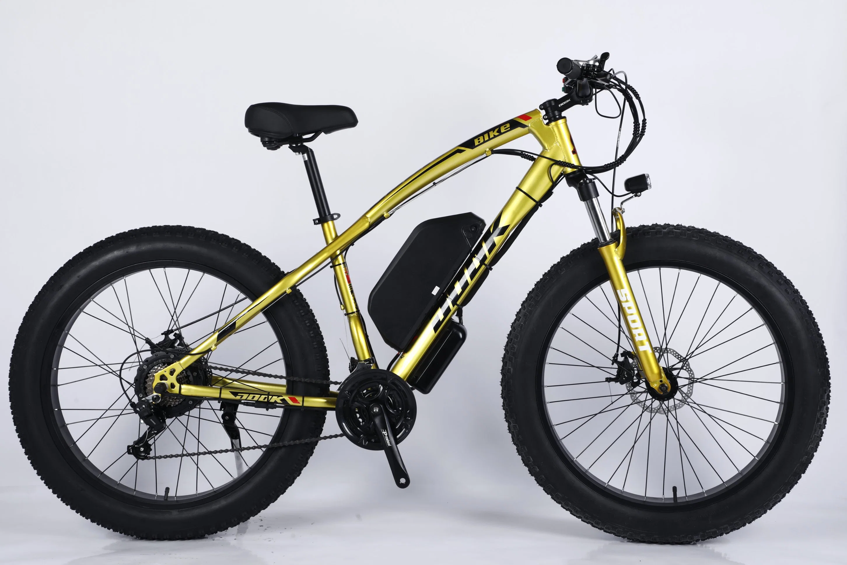 Wholesale/Supplier Fat Tyre Mountain Electric Bike with Disc Brake 500W Rear Motor Al Alloy Frame Snow Beach Bicycle Electric Motorbike Other Electric Bikes