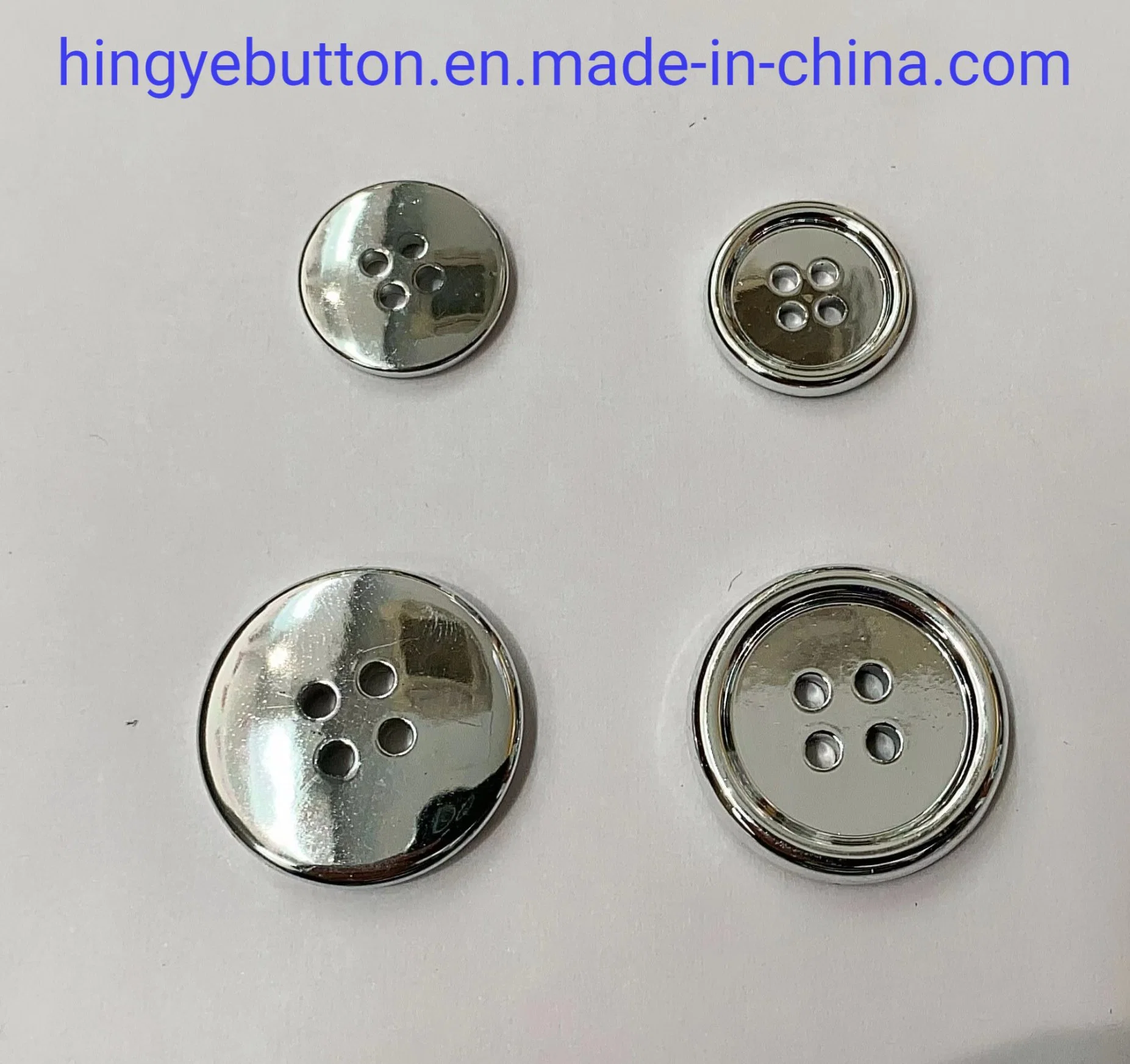 Plastic Button 2 Holes ABS Matt Gold Color Button for Garment Accessories