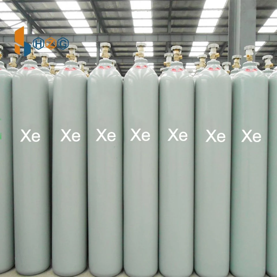 Xe 50L Cylinder Rare Gases High Purity Xenon Gas for Electronics