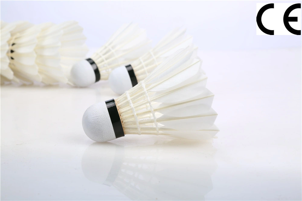 Natural Feather Badminton Shuttle for Club Match in Lingmei Brand