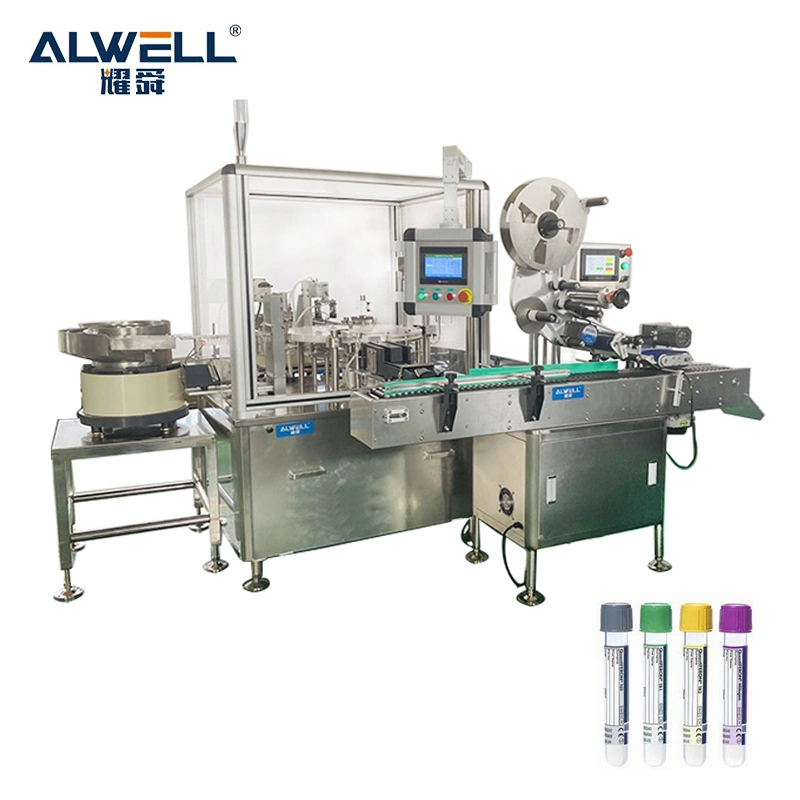 Hot Product Automatic Ceramic Pump Dosing 5ml 3ml Test Tube Lab Small Vial Filling Capping Machine