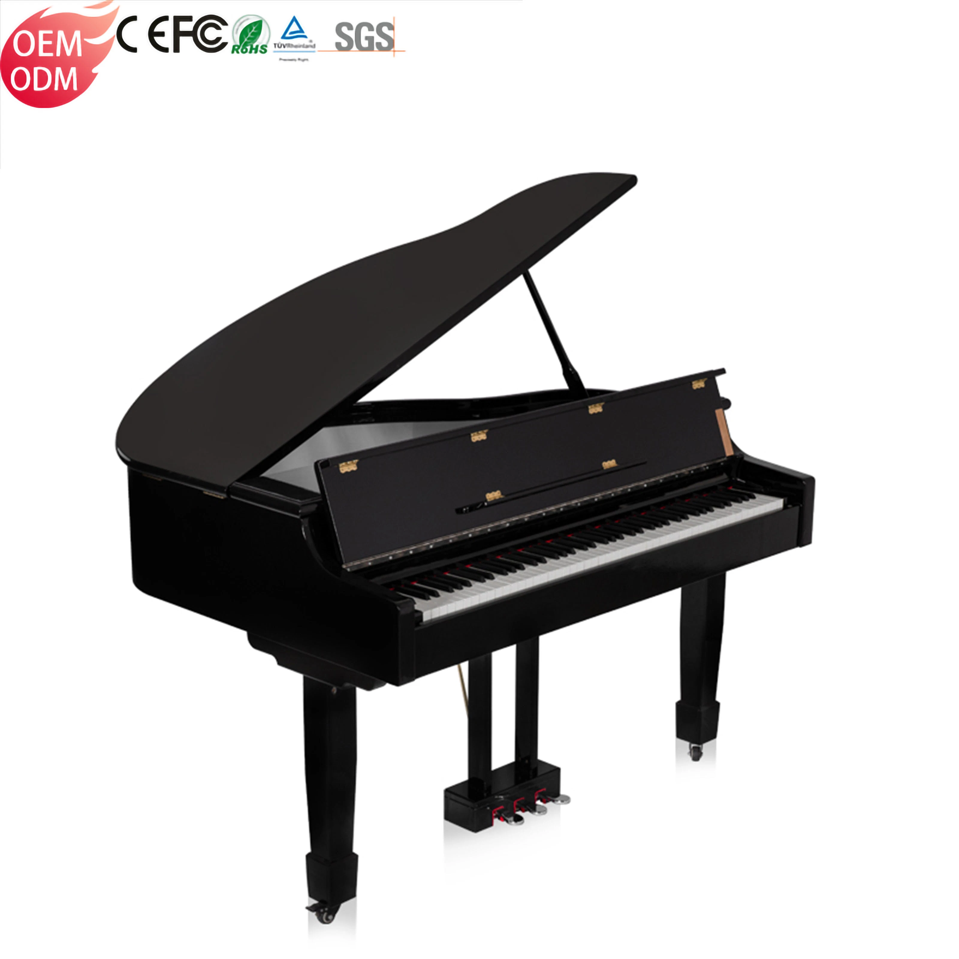 بيانو إلكترونات مرنة بيانو يستعمل بيانو لعمليّة بيع 88 مفاتيح [أسن] لوحة مفاتيح بيانو