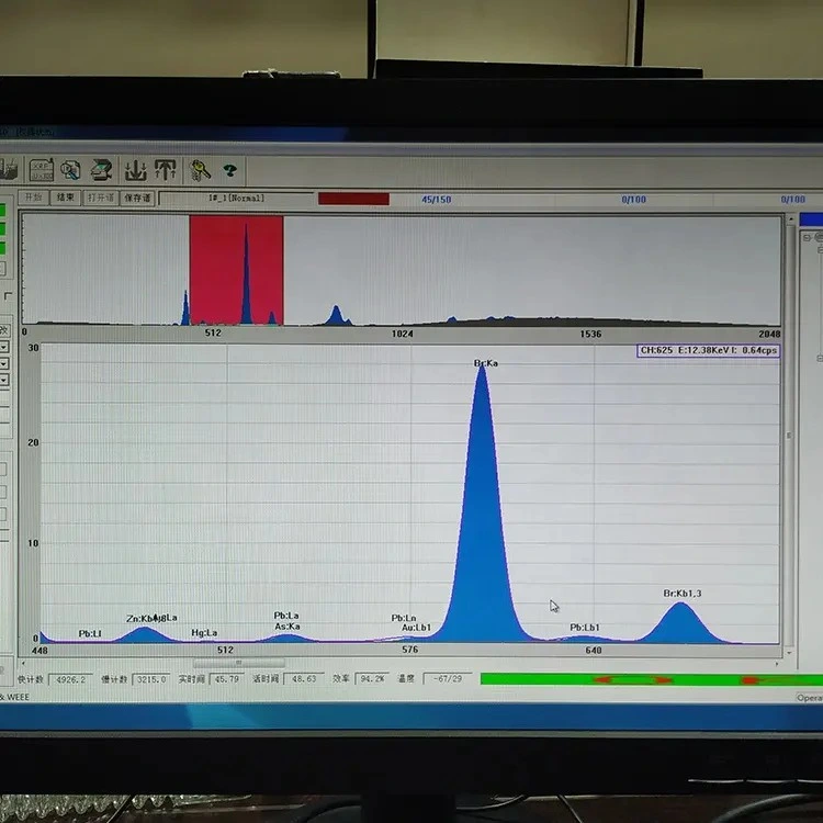 Espectrómetro de fluorescencia de rayos X por dispersión de energía