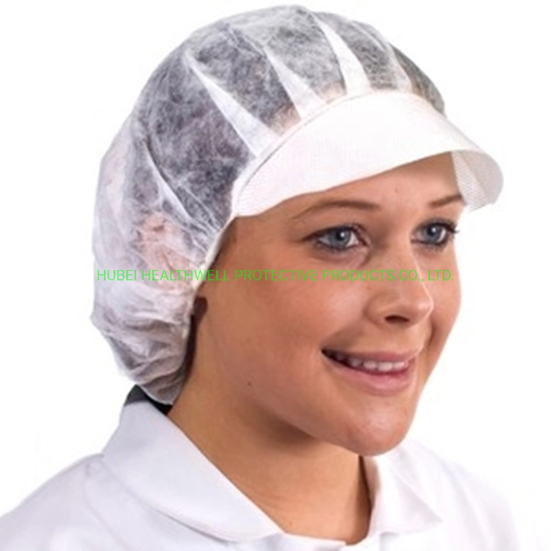 Einweg-Non Woven Women′ S Snood Cap Haarschutzkappe Vlies Arbeitskappe für die Lebensmittelindustrie