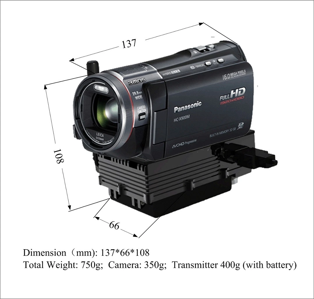 Emetteur sans fil HD 500 mw COFDM