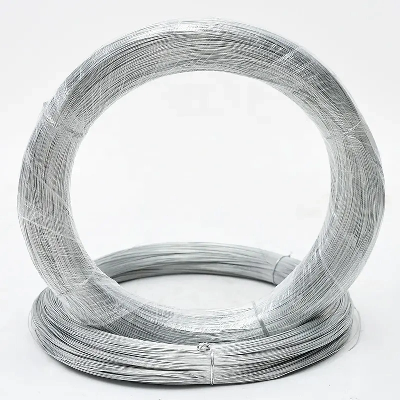 SAE 1045 2.2*2.7mm 2.4*3.0mm Hot DIP Galvanized Oval Shaped Steel Wire