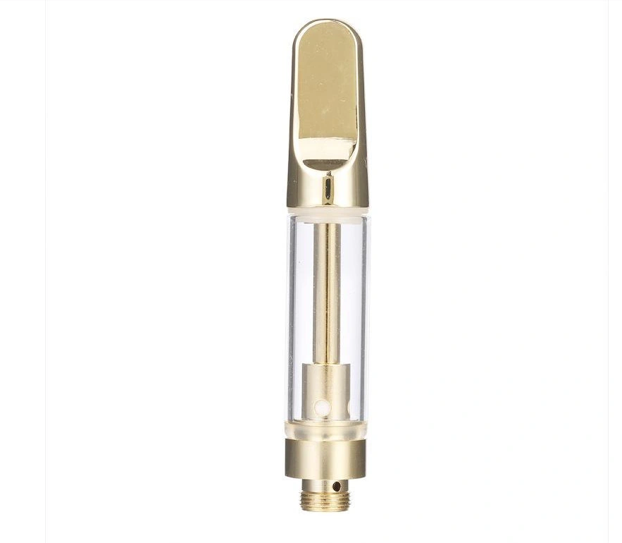 Vaporizer Pen Golden Th205 Ceramic Coil Glass Cartridges Tank Vape Atomizer E Cigarettes for Thick Oil Cartridge