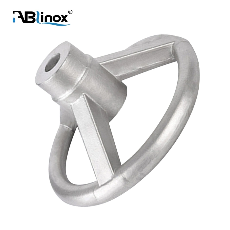 Stainless Steel Boat Fittings 3 Spokes Boat Steering Wheel Marine Hardware Casting Parts with Turning Knob