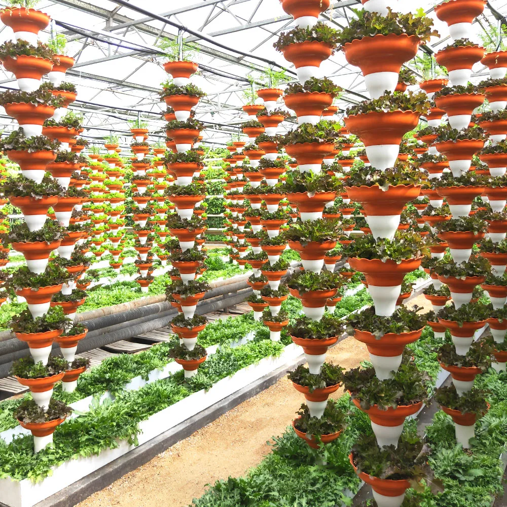 Accueil ferme NFT Channel Hydroponics système de croissance avec intérieur extérieur Jardinière de légumes intelligents jardinière de fruits intelligente