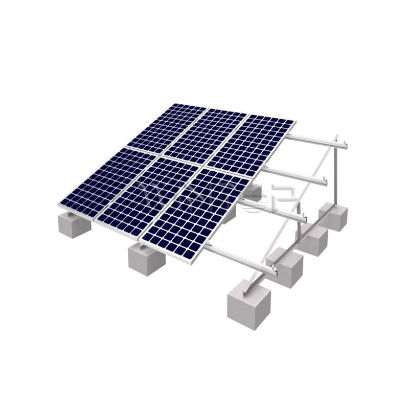 Concrete Solar Mounting Support for Flat Roof