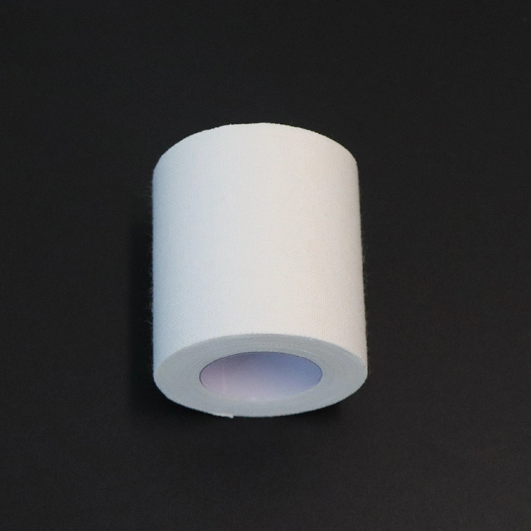 Medical White Fabric Zinc Oxide Tape with Tinplate Packing