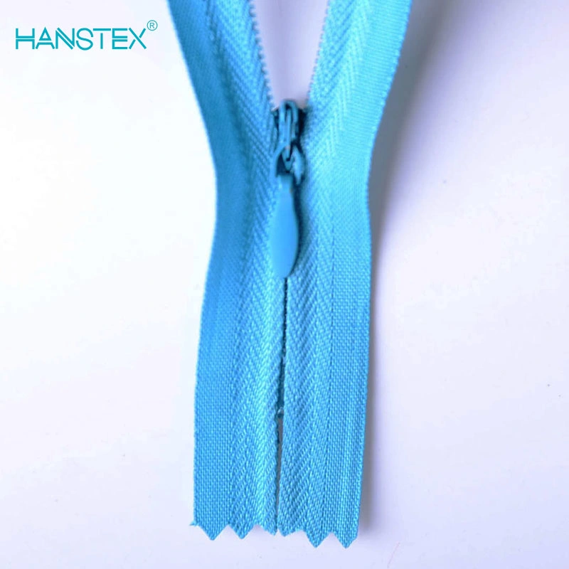 Hans Cheap Price Strong Nylon 3# /4# Invisible Zipper Open-End and Close-End for Dress/Protective Suit