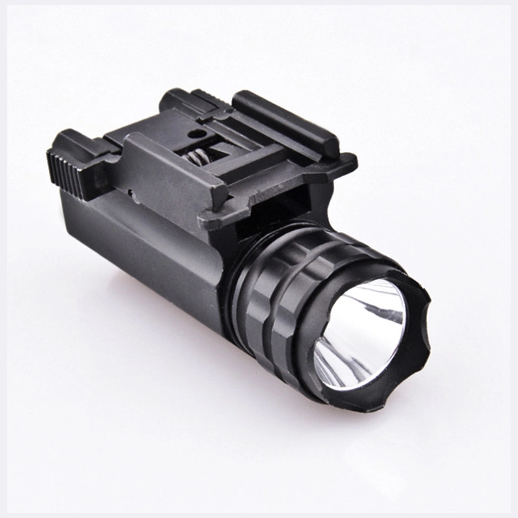 Tactical 250 Lumens Aluminium Compact Weapon Pistol LED Torch Flashlight