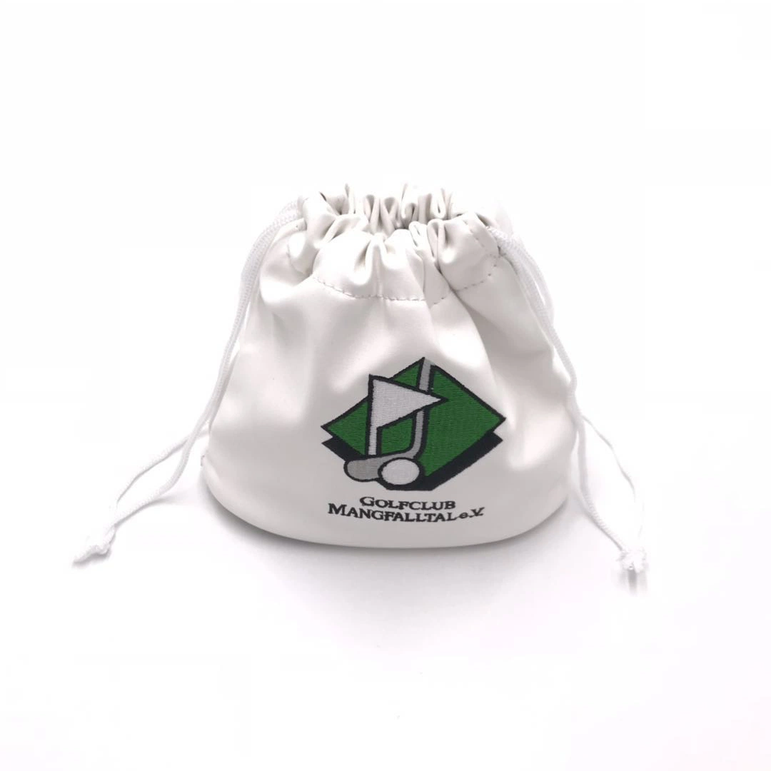 Logotipo personalizado de cuero Bolsa Bolsa de golf Bolsa Deluxe