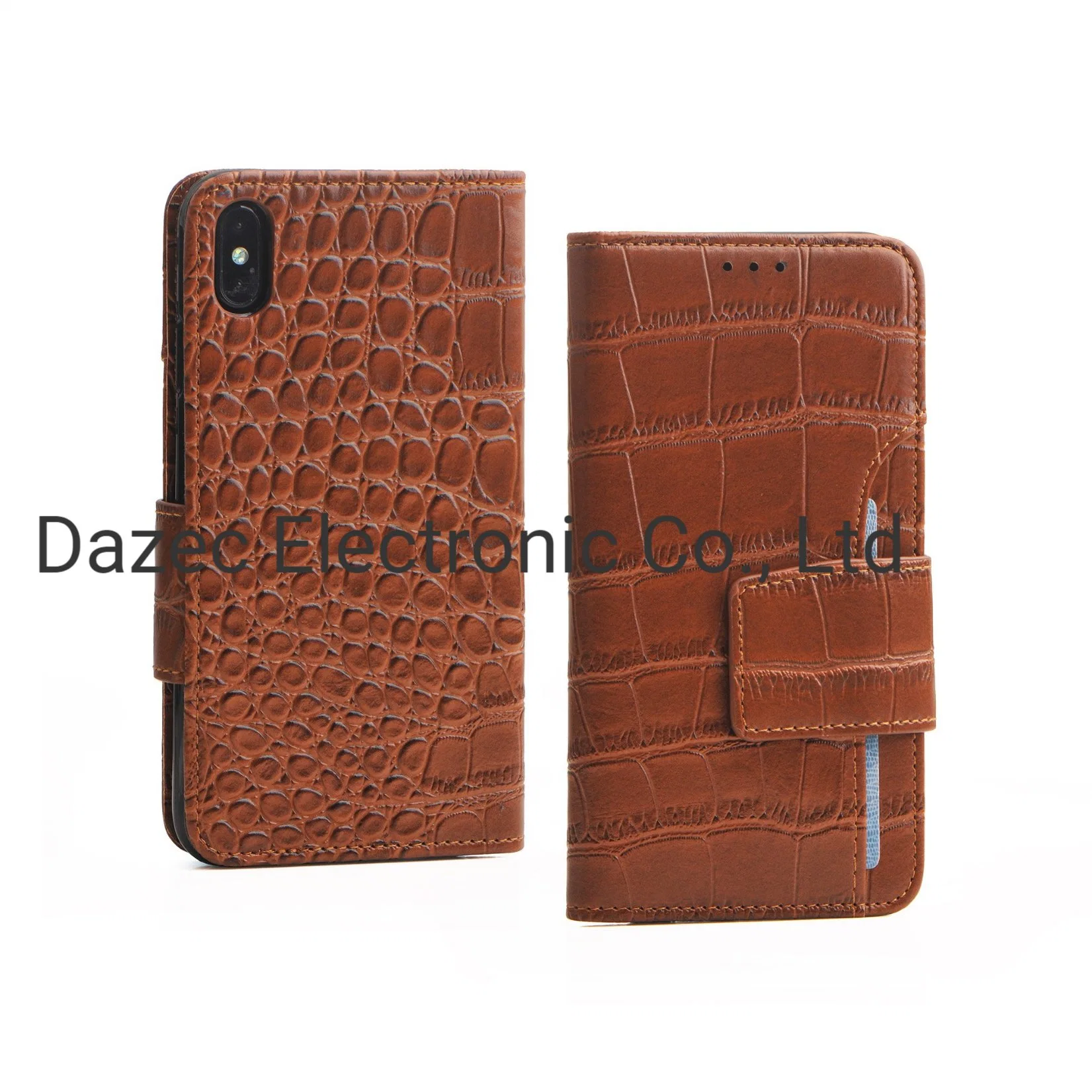 Newest Snake Pattern PU+TPU Protective Case PU Leather Case with Cash Holder Functional Compartment Daily Carry Smart Customized Color Leather Case