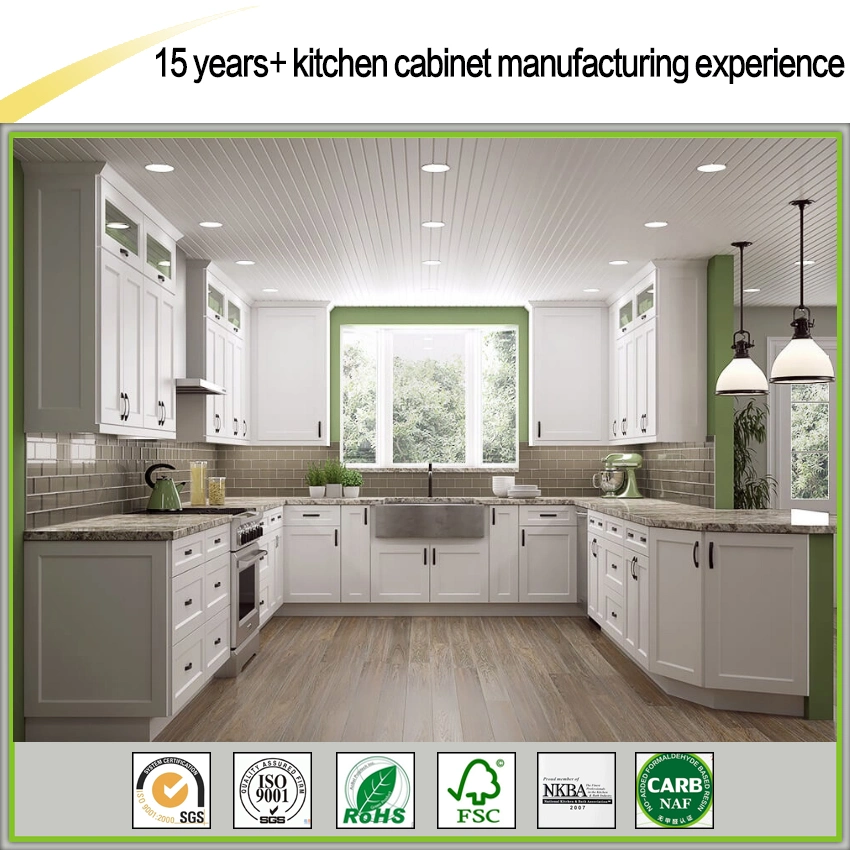 Ready to Assemble Factory Direct Solid Wood Kitchen Cabinet Furniture