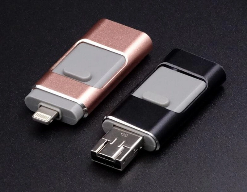 External Storage OTG Custom Logo USB Flash Drive for iPhone Android PC