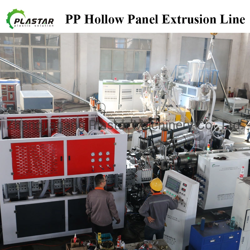 1220mm Plastic PP Co-Extrusion Construction Engineering Formwork Making Machine Line