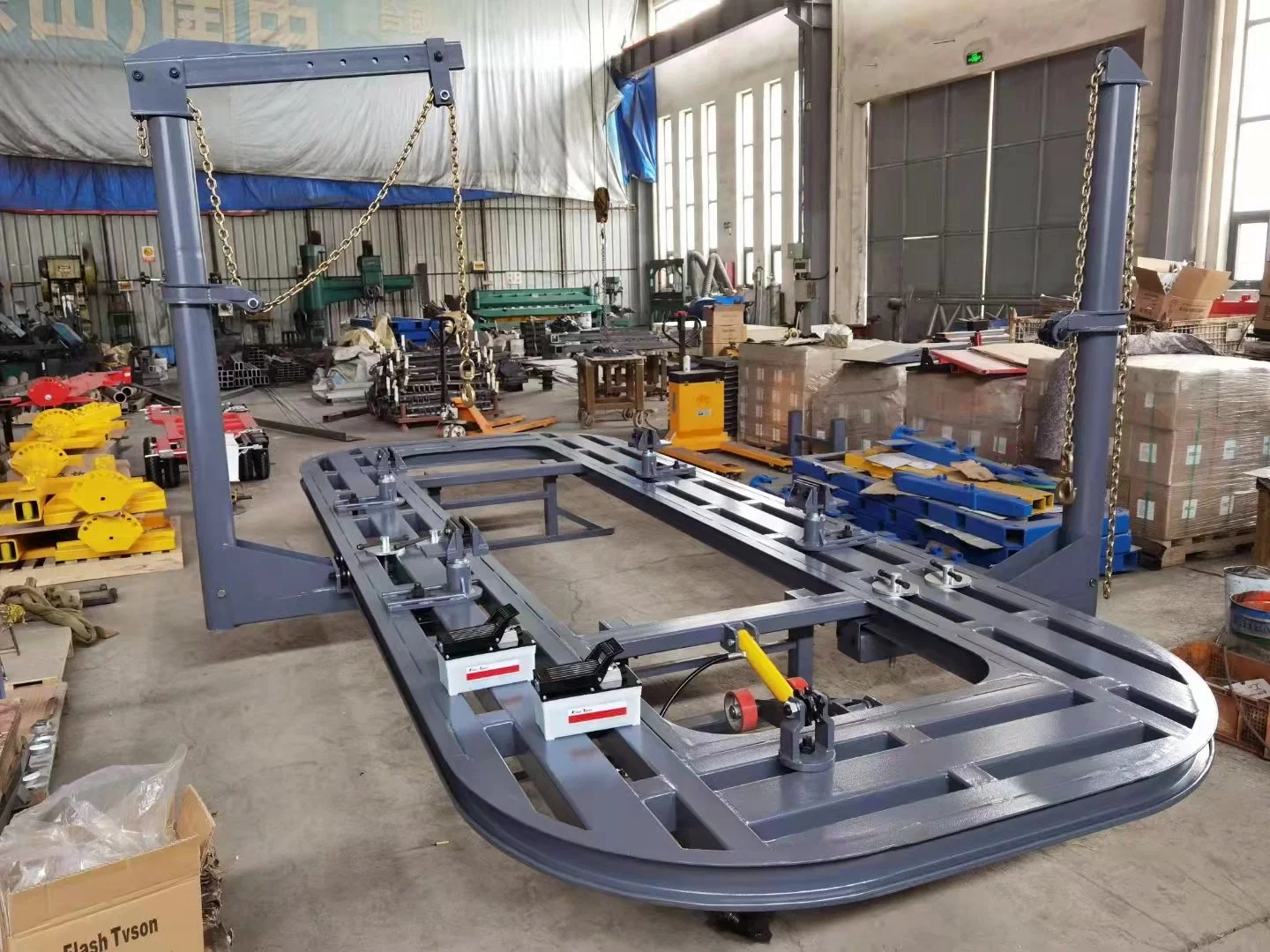 Auto Body Frame Dent Abzieher Car Chassis Glätteisen Bank