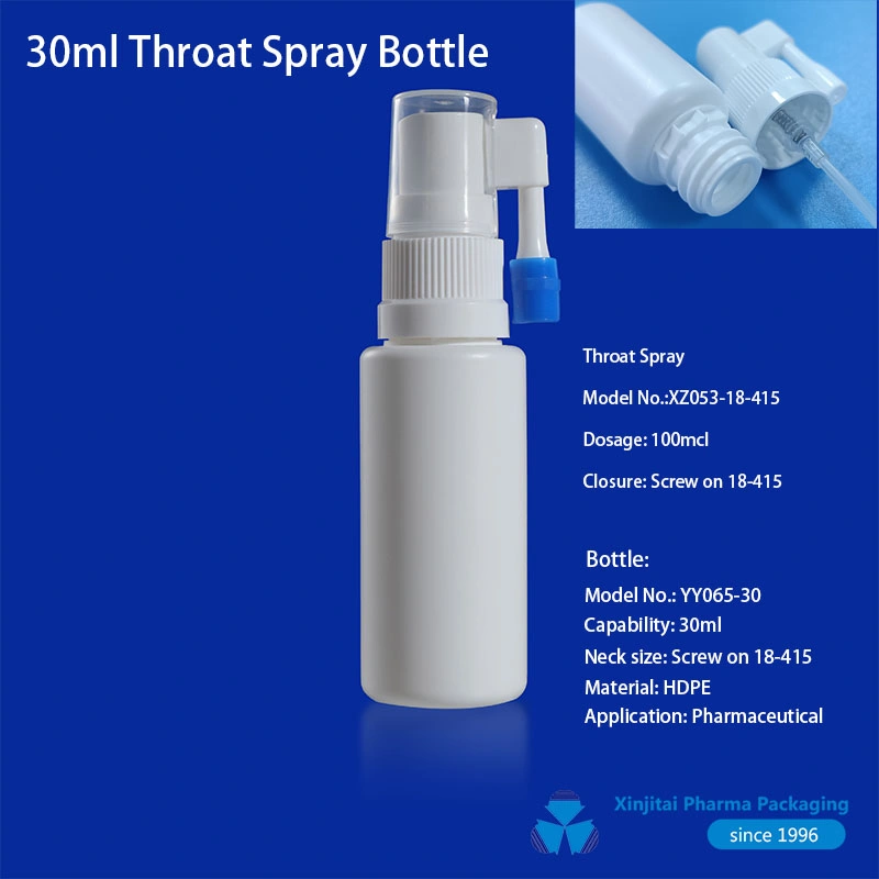 20ml HDPE Tamper Evident Topical Spray Bottle for Pharmaceutical