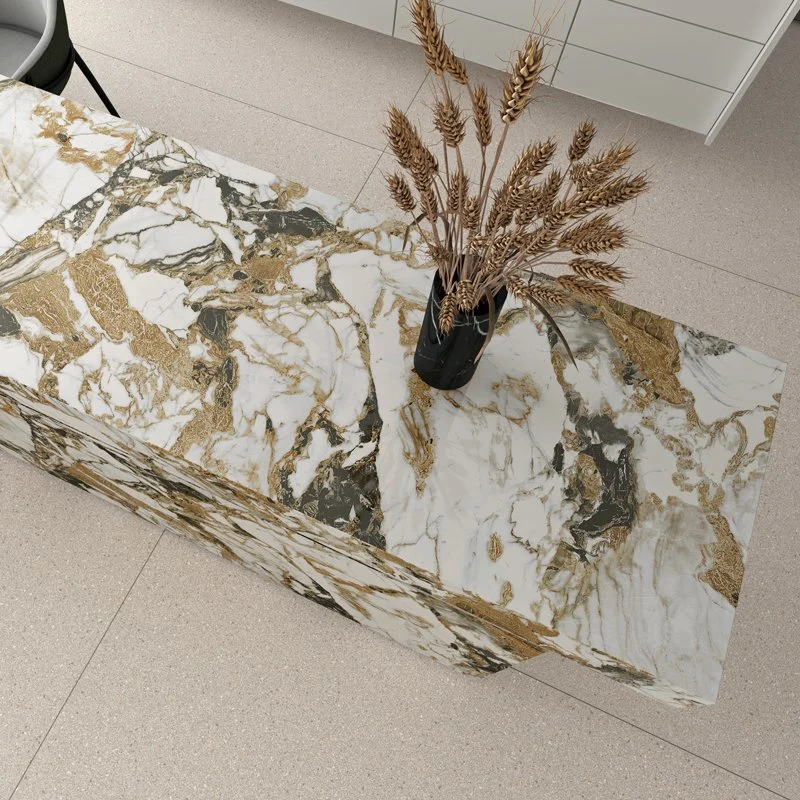 Elegant Sintered Stone Wear-Resistant Firebrick Wall Granite Panel Tile