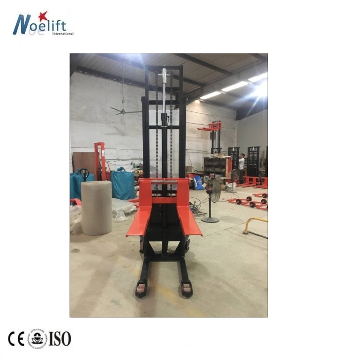 1500kg Portable Hydraulic Semi Electric Pallet Stacker Forklift