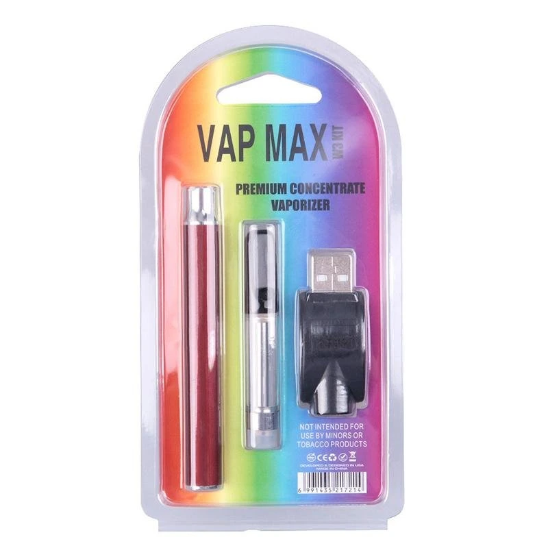 بطارية Vap Max عالية الجودة 510 (بطارية VV 350 مللي أمبير/ساعة، خرطوشة TH205، شاحن USB)