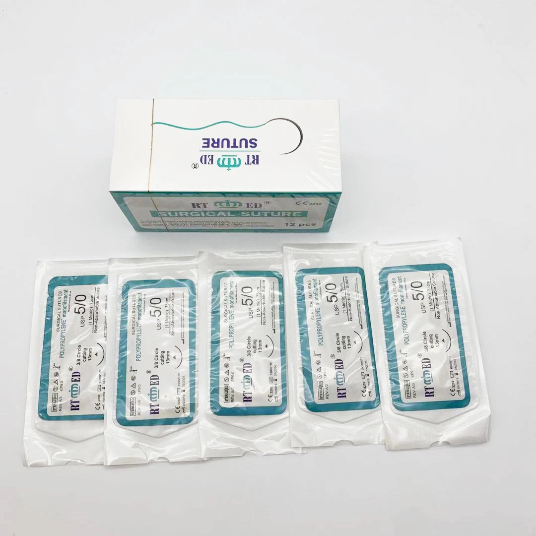 Non-Absorbable Surgical Suture with Needle