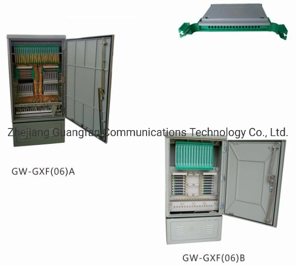 Gfc Optical Fiber FTTX Access Network Fiber Optic Cabinet High Density SMC 576/288/144 Cores