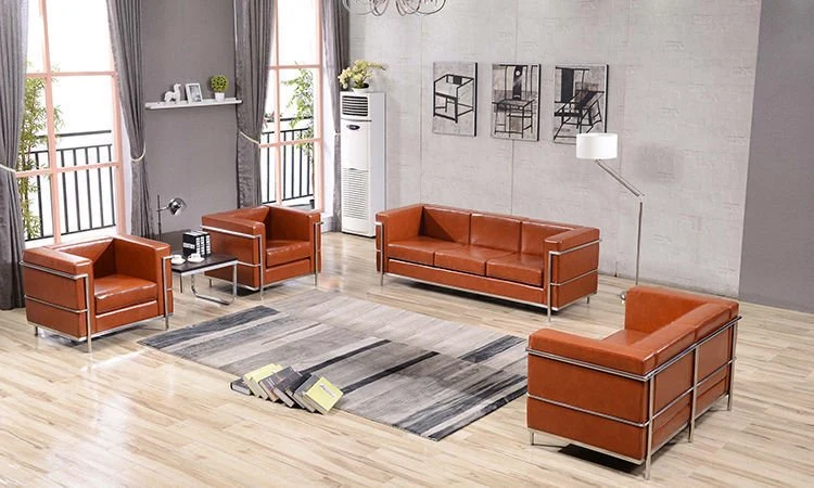 Modern Simple Living Room Leather Furniture Sofa Set Designs