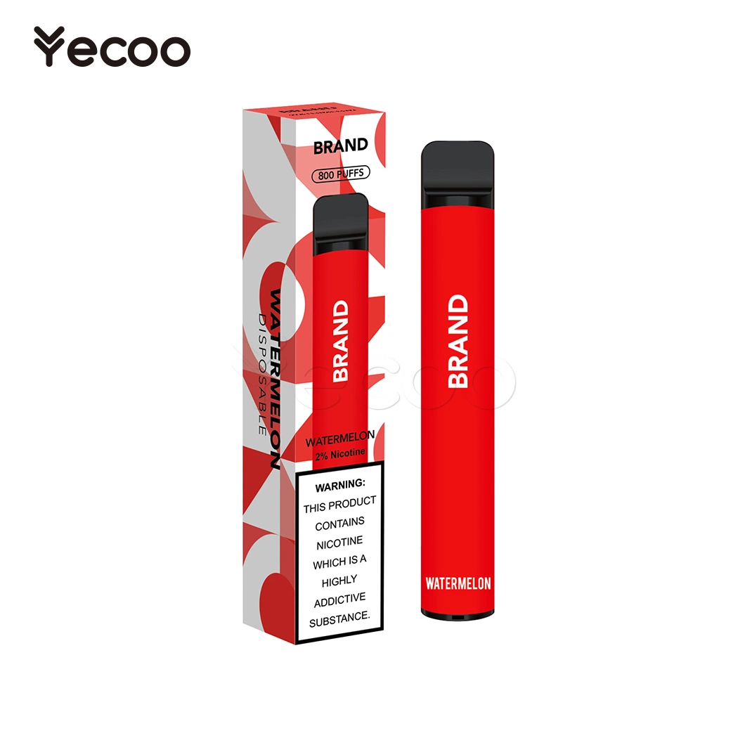 Yecoo Electronic Cigarette Vape Pen Wholesale/Supplierr Electronic Smoking Device China S2 16 600-800 Puffs New Disposable/Chargeable Electronic Cigarette