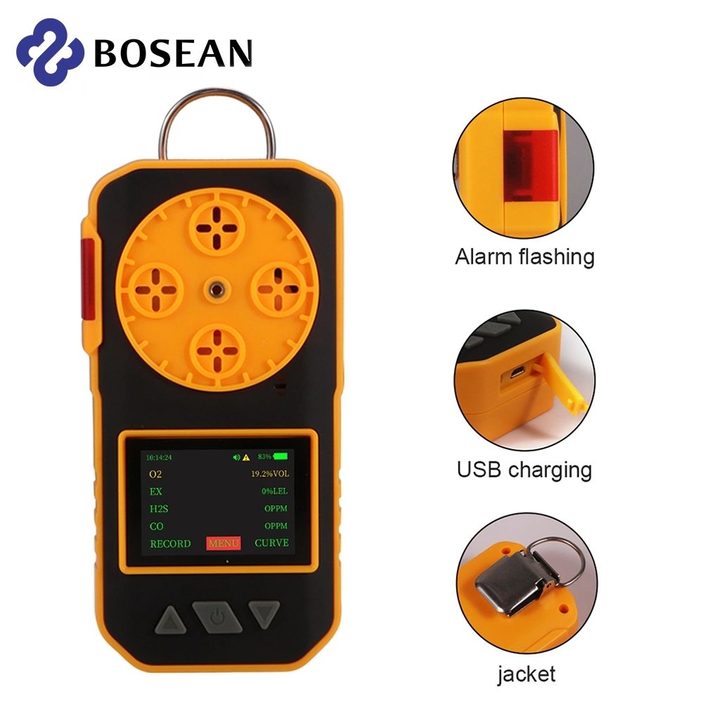 Alarma de SO2 portátil portátil detector portátil Detector de Gas Probador de NH3