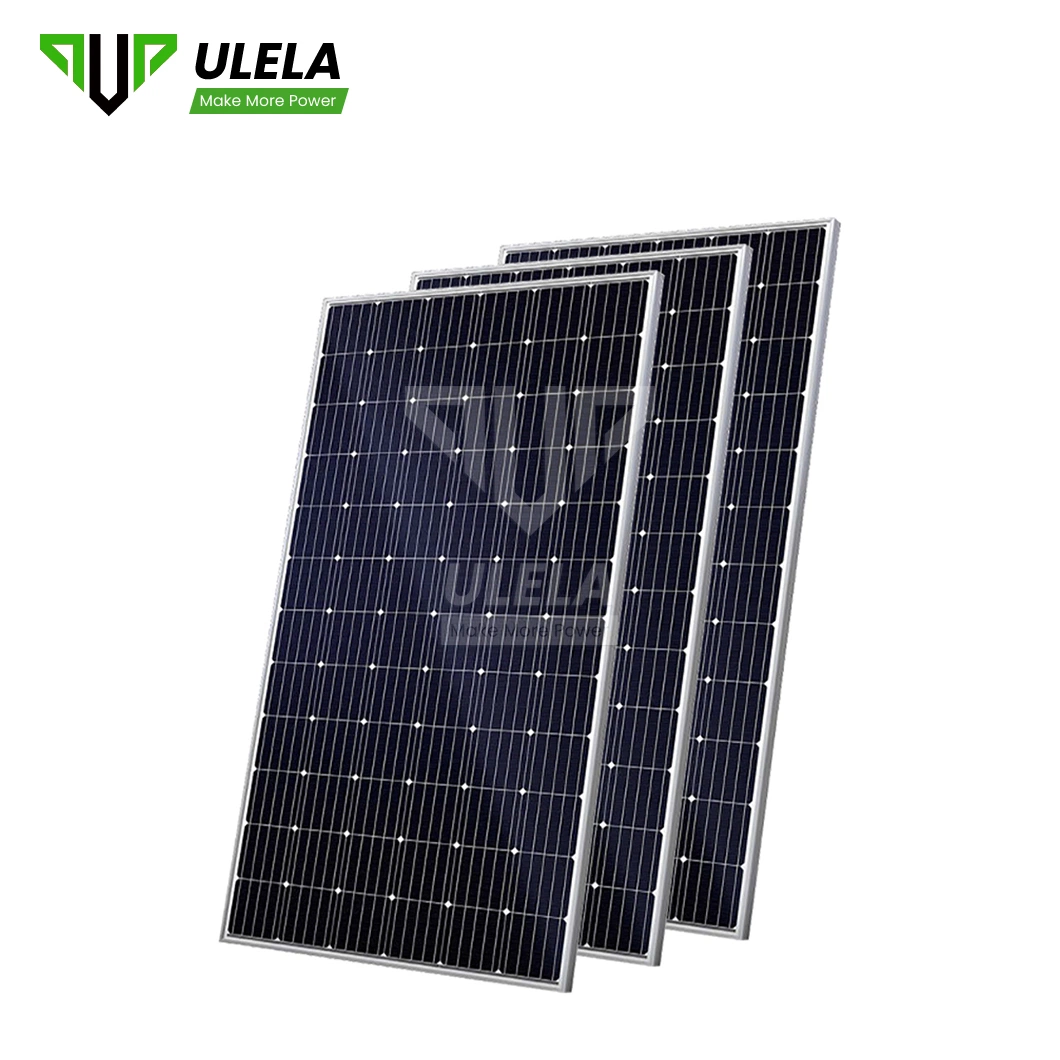 Ulela Paneles Solares 10000 W Manufacturing High-Efficiency Monocrystalline Solar Panels China 166mm 340W Mono Solar Panel