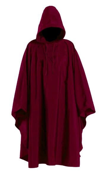 Top-Qualität Erwachsene Wiederverwendbare Kapuze Polyester Regen Poncho