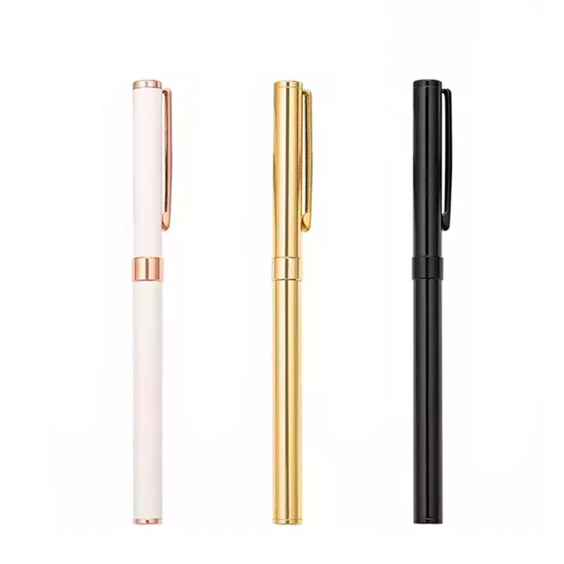 Stylo à bille métallique de luxe en gros avec logo personnalisé