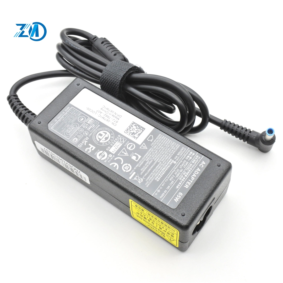 65W Cargador Universal portátil AC DC Notebook 19,5 V 65 W Adaptador de reemplazo para el Conector de clavija de alimentación HP