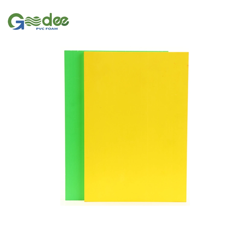 High Glossy Face Board Green PVC Free Foam Board