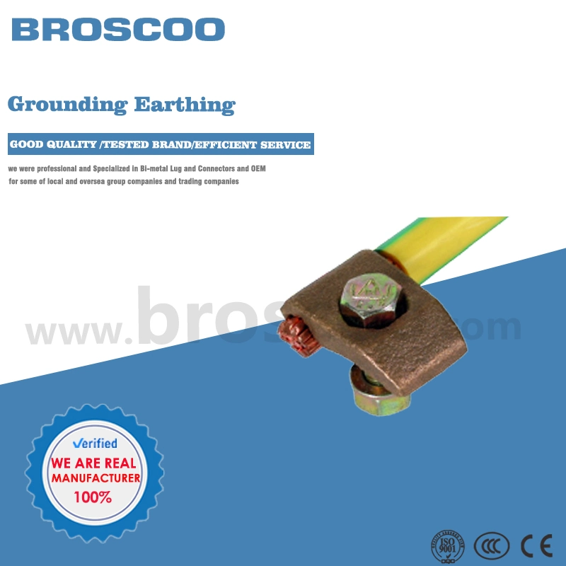 Rod to Cable Clamp C Type Copper Grounding Earthing Accessories