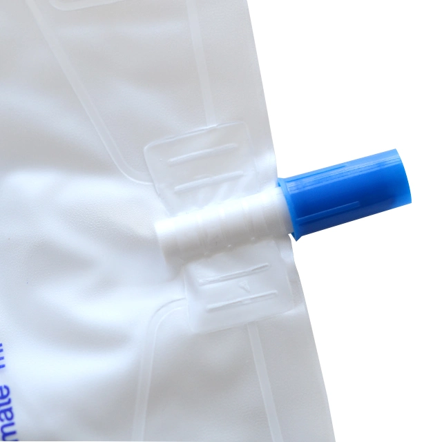 Disposable Sterilize Urine Bag Urine Collection Drainage Bag 2000ml with T-Valve