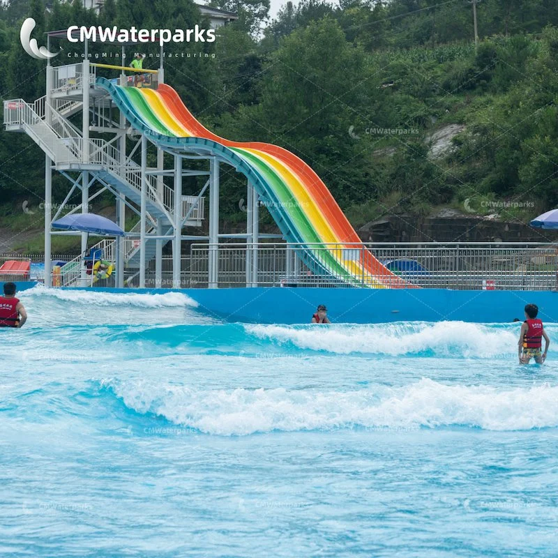 Neue Ankunft Wasserpark Ausrüstung Fiberglass Water Slide Vergnügungspark Für Erwachsene