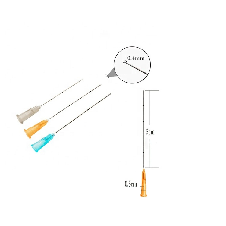 Medical Sterile Injection Micro Blunt Disposable Tip Neelde 25g 50mm